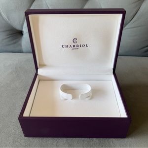 CHARRIOL Purple Color Watch Box 7.5x5.60x3 inches